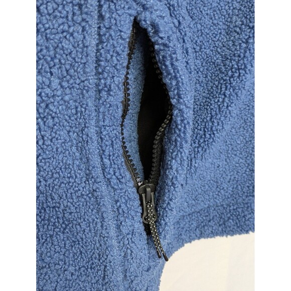 Vineyard Vines On-The-Go Sherpa Full-Zip Jacket Mens L Blue - Picture 4 of 9
